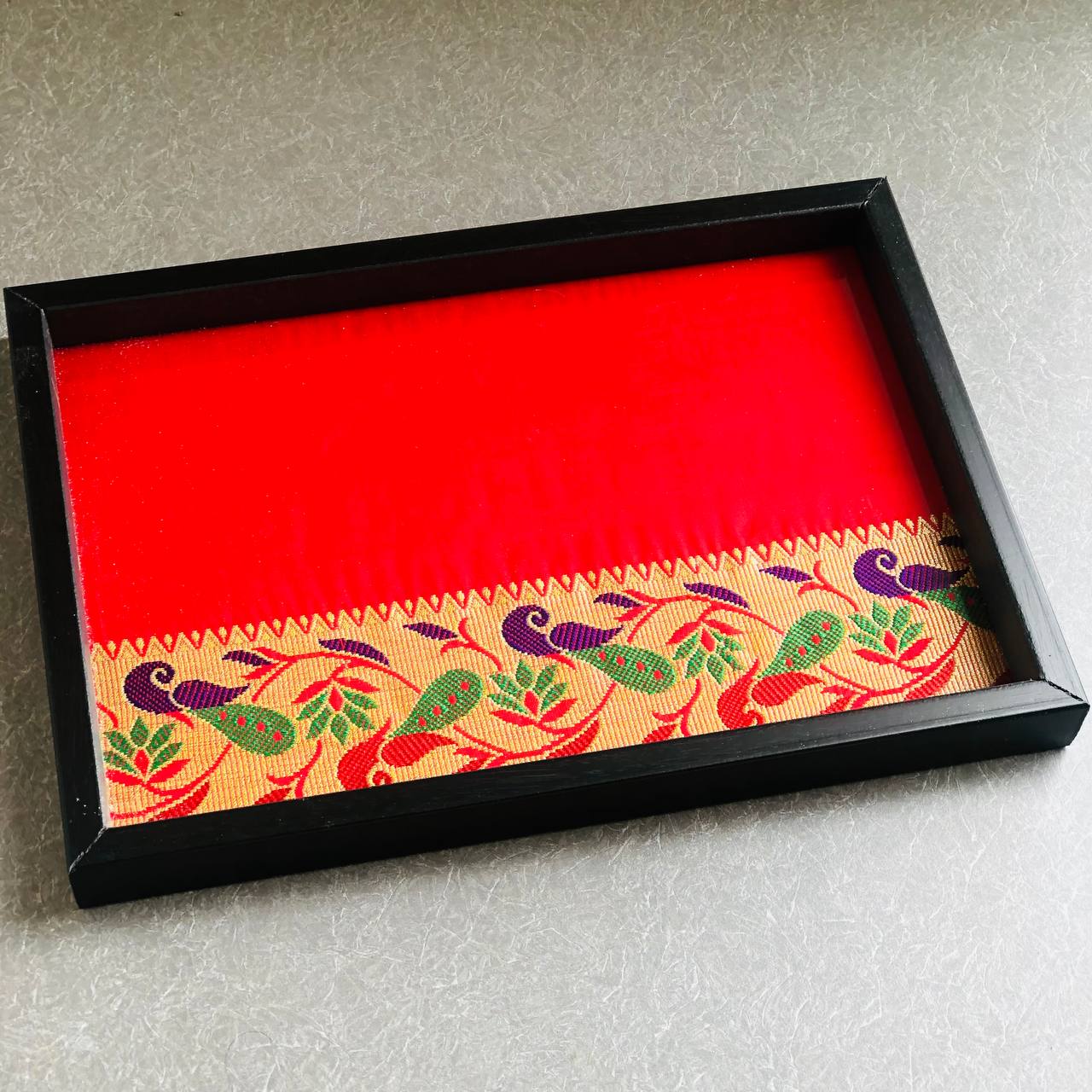 Kath Paithani Serving Tray 📥📤