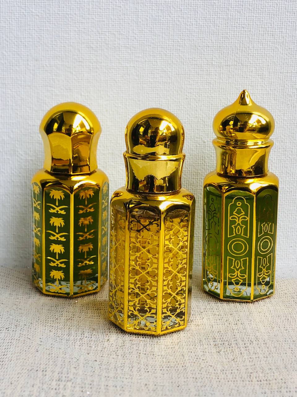 Trio Attar Combo in Royal Golden Bottles 🎁