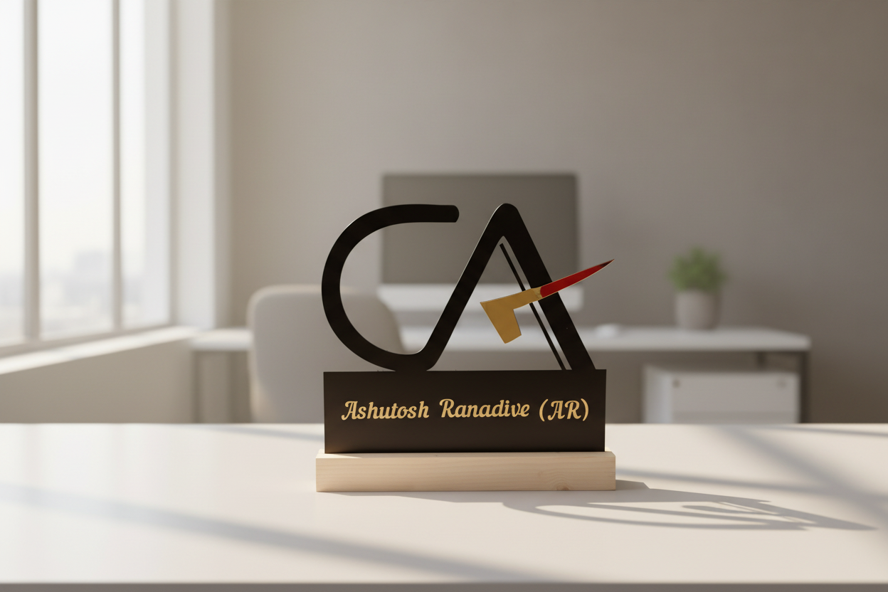 CA Metal Stand with pine wood base ✅