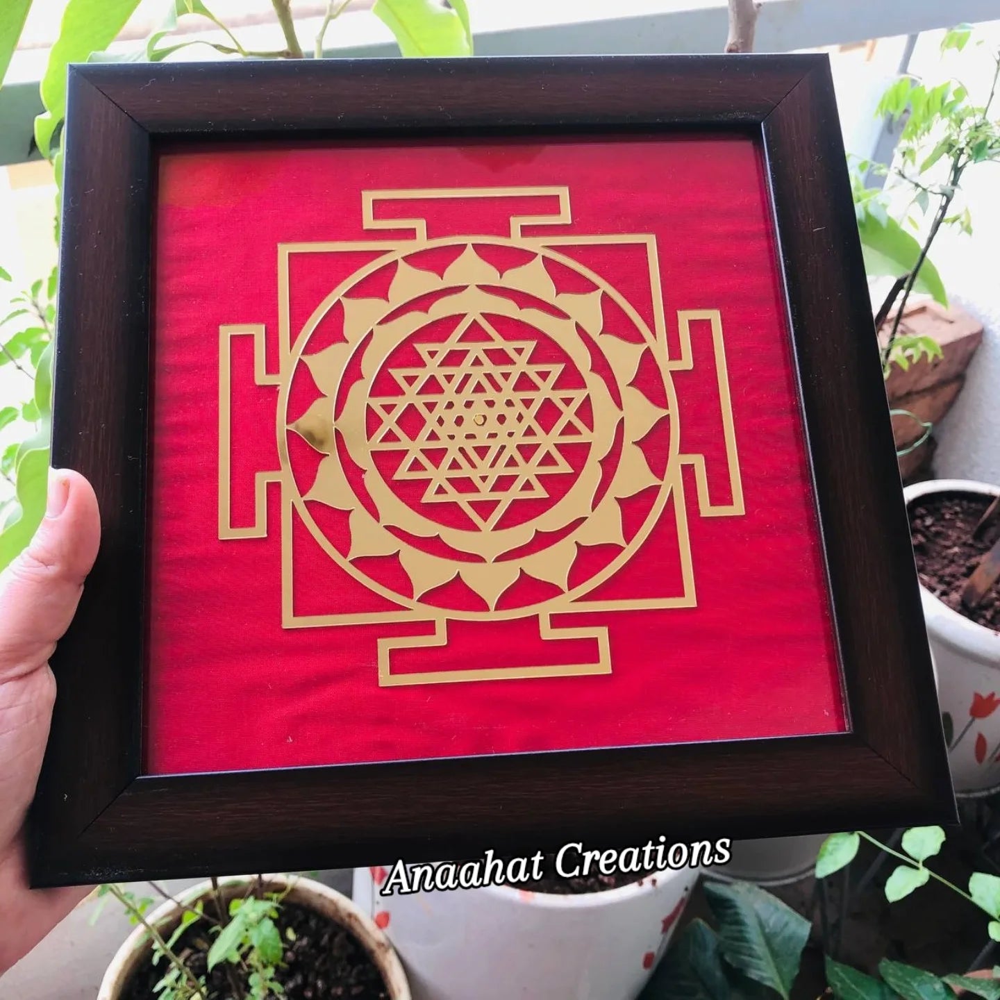 Golden Shree yantra Frame❣️