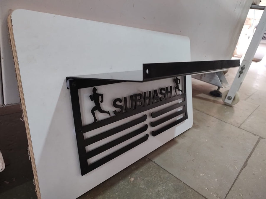 Customize Name Medal metal hanger with Trophy Stand 💫🥇🥈🏆🎖️