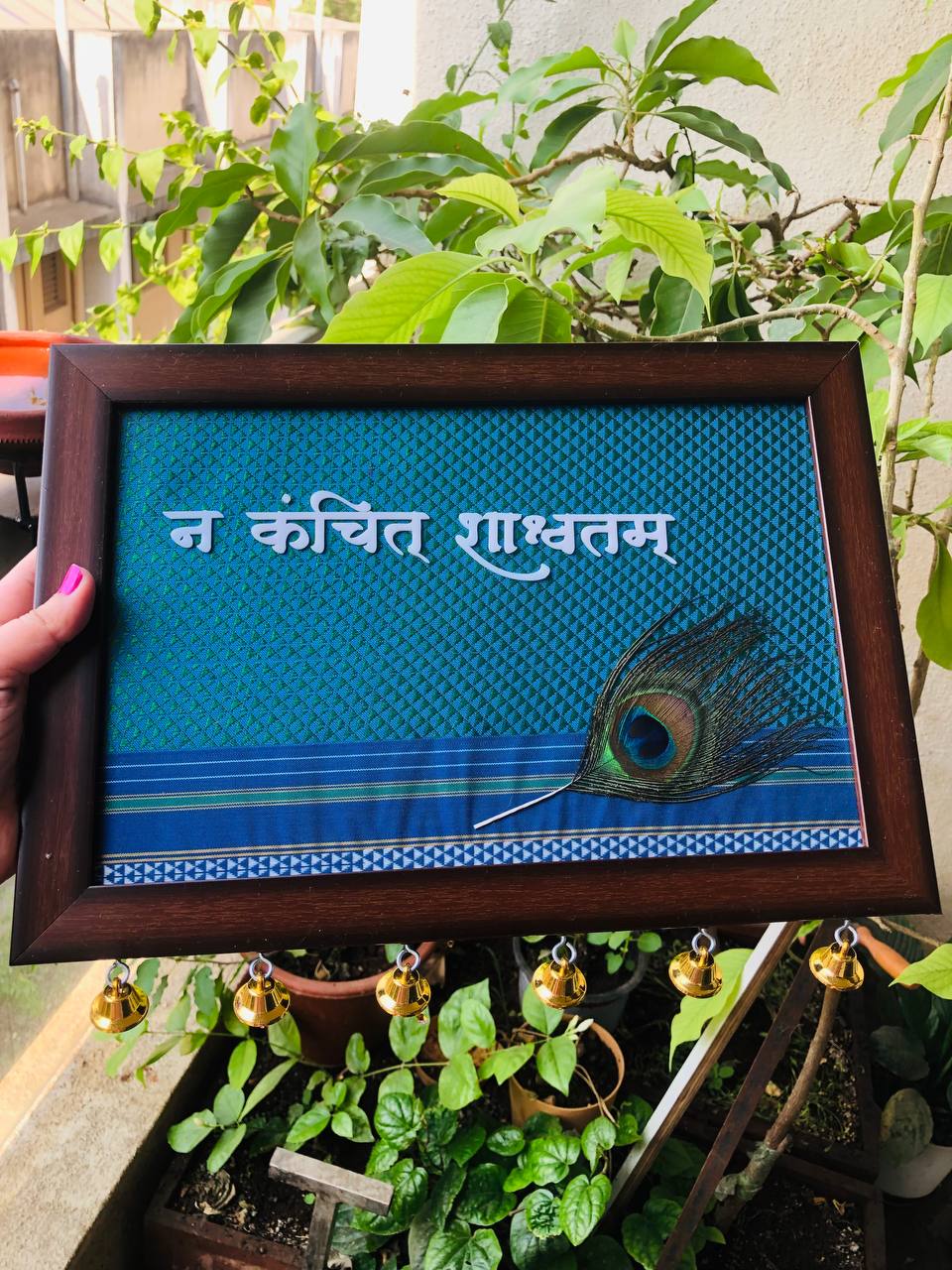 Sacred Verses for a Centered Life with peacock feather🔮✨