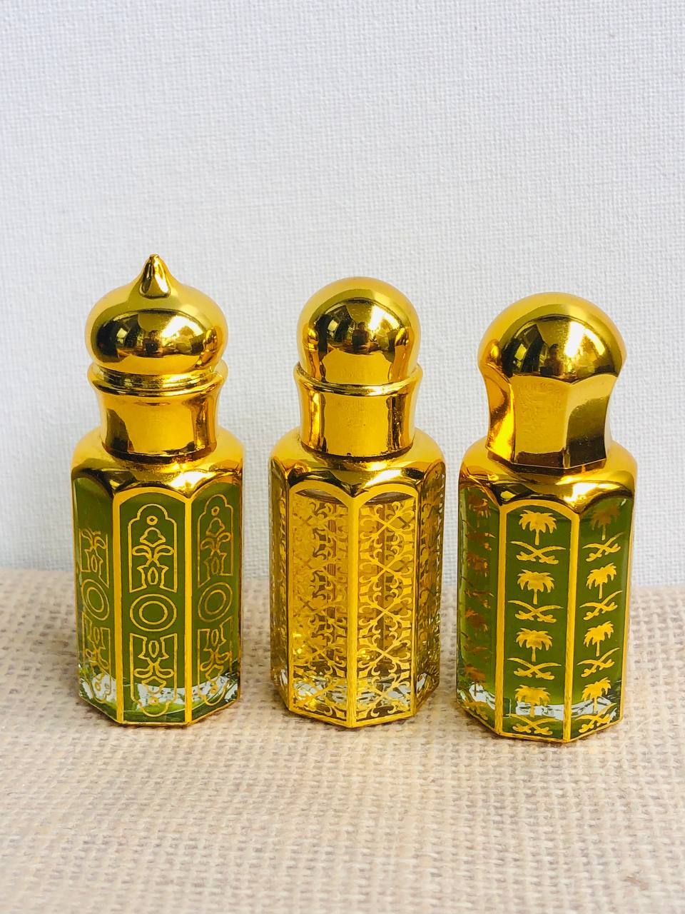 Trio Attar Combo in Royal Golden Bottles 🎁