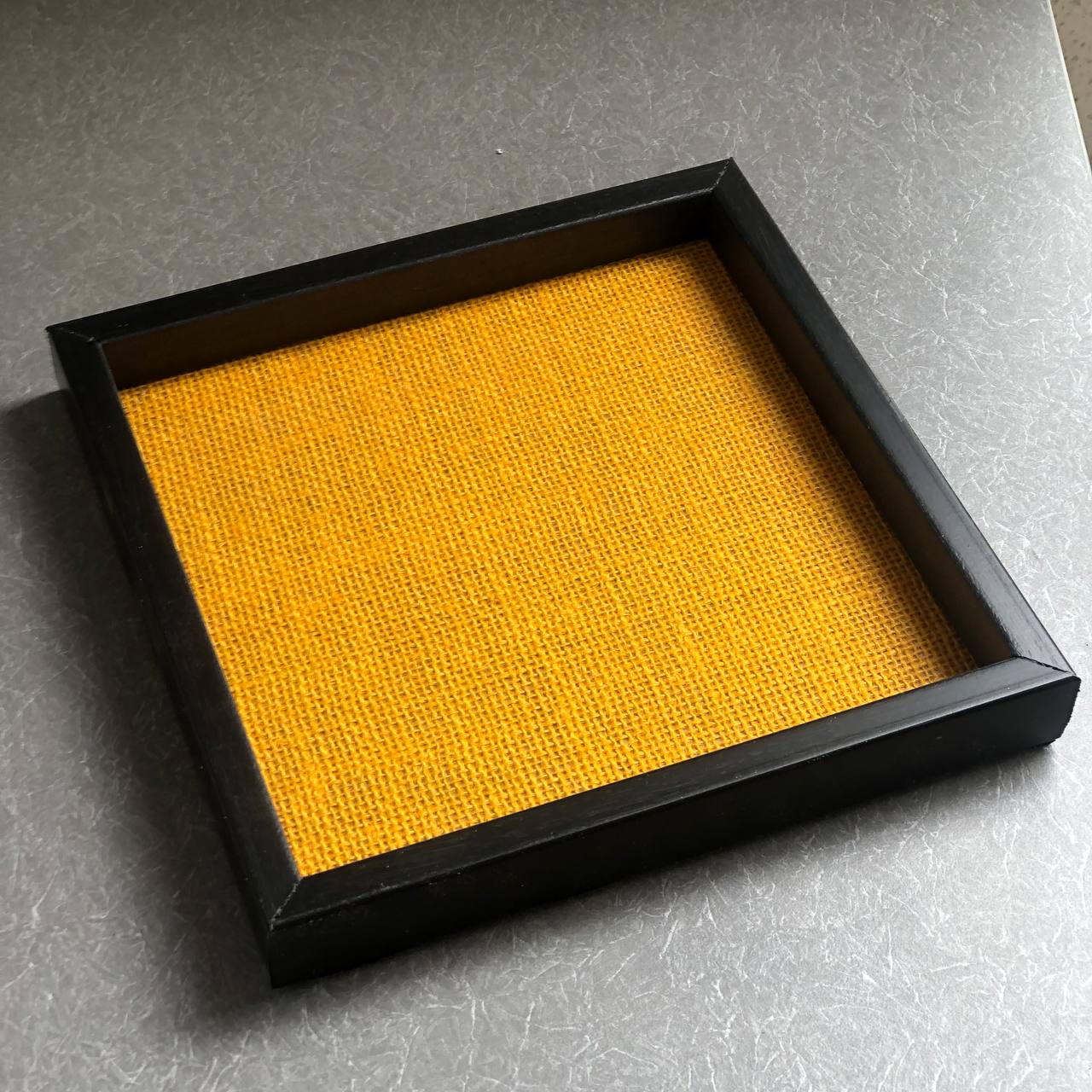 Coloured Jute Serving Tray ..!♥️💛💚